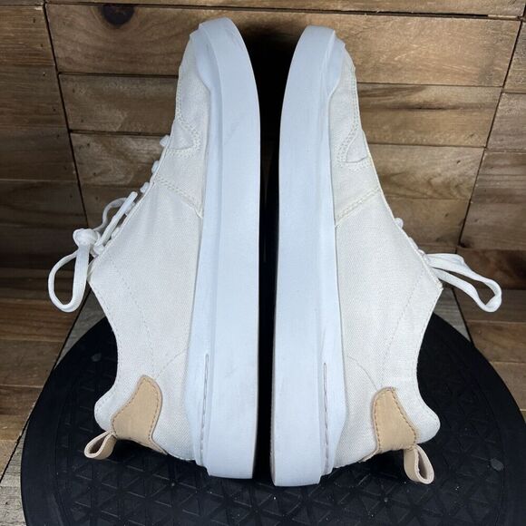 Cole Haan Women's Size 7.5 B Grandpro Rally Ivory White Canvas Court Sneakers - Picture 9 of 11